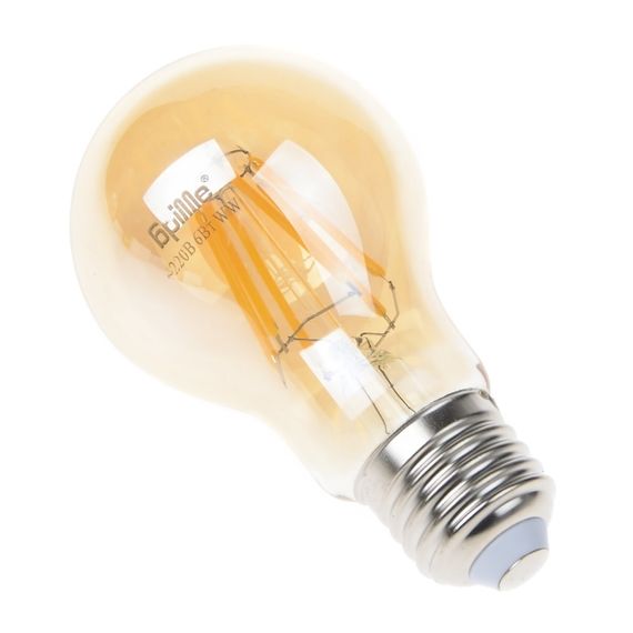 Лампа Эдисона LED 6W E27 COG WW A60 220V Amber | Зображення 4
