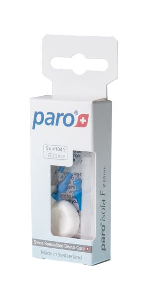 Міжзубні щітки paro® ISOLA F, середні, зелені, циліндричні (Ø щітки 5 мм, ДОО* 1.3 мм), 1 уп. x 5 шт. | Зображення 2