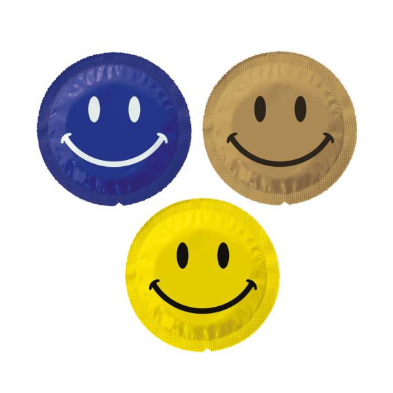 Презервативи - EXS Smiley Face Condoms, 12 шт. | Зображення 1