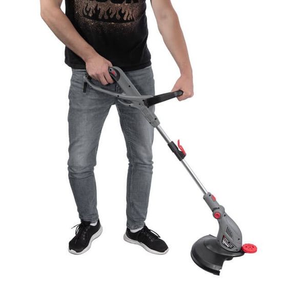 Тример електричний, 450 Вт, 230 В ~ 50 Гц, 10000 об/хв, діаметр обертання волосіні 300 мм, регулювання довжини1 | Зображення 7