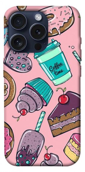 Чохол з картинкою Coffee time для Apple iPhone 15 Pro (6.1")