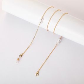 Ланцюжок для окулярів White and Gold 6 9881 70 см