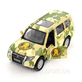Автомодель серии "Шевроны Героев" Mitsubishi Pajero 4WD Tubro" 47 ОМБр" TechnoDrive 250361M