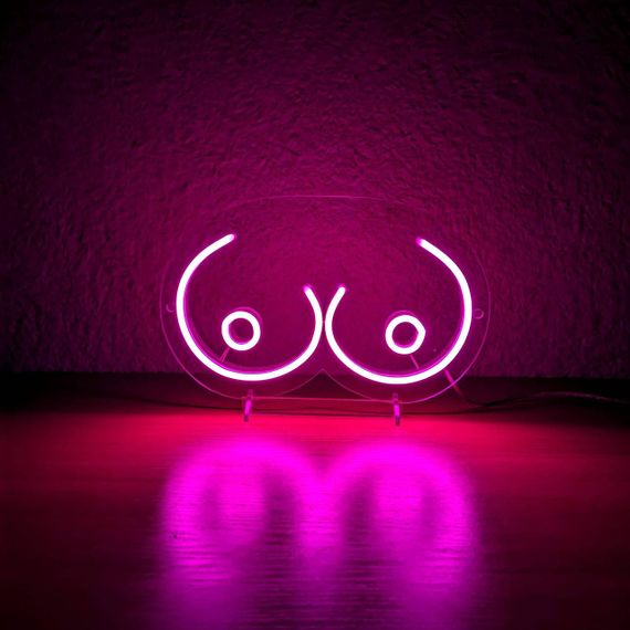 Неоновий світильник Груди 300х190 acr-n000043 | Зображення 5