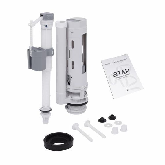 Унитаз-компакт Qtap Presto безободковый с седалием Soft-close QT24221217AW | Зображення 8