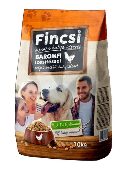 Сухий корм Fincsi для собак з куркою 10 кг