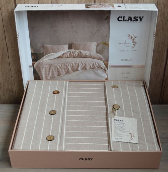 Постельное белье Clasy Native Series 160х220 Norma v1 | Зображення 3