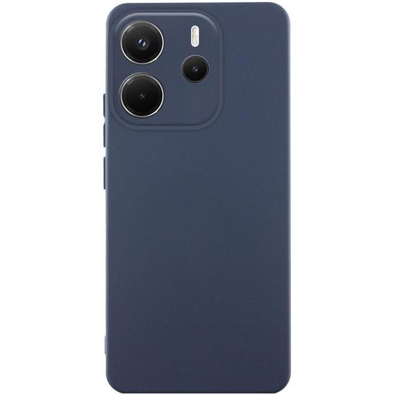 Чохол Silicone Cover Ummi Lakshmi Full Camera (AA) для Xiaomi Redmi Note 14 4G (Int. version) Синій / Midnight Blue