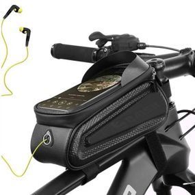 Велосумка F003/221G на руль с отделением под смартфон 23.5x10x14см FK-93