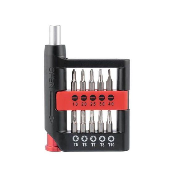 Викрутка прецизійна з комплектом насадок 21 од. INTERTOOL VT-33391 | Зображення 1