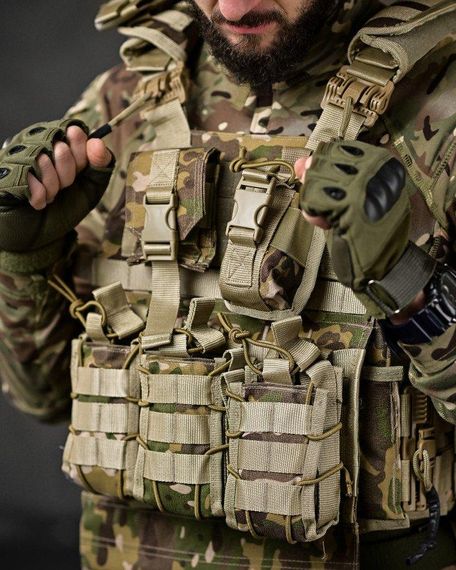 Качественная плитоноска мультикам Single sword STATIX мультикам  НП4872 | Зображення 9