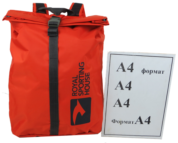 Рюкзак молодіжний 17L Roll-top Royal Sporting House помаранчевий | Зображення 9