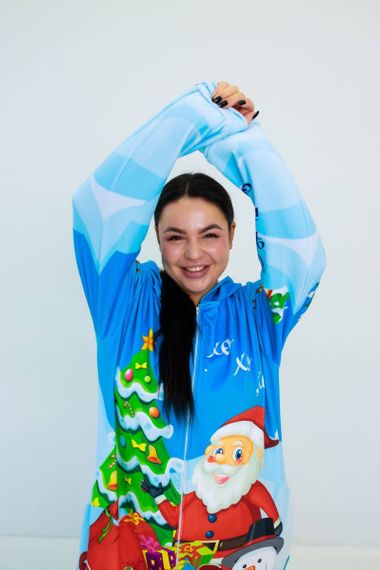Кигуруми детское 3D Новогодняя сказка 32622 116 см | Зображення 5