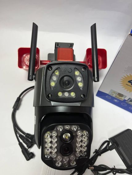 Вулична поворотна IP-камера з мигалкою 200Вт 4K A28B V380 (46282-_1112) | Зображення 5