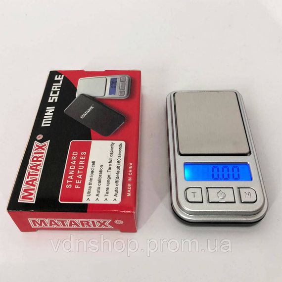 Кишенькові ваги для зважування MATARIX MX-200GM, Ваги надточні Ювелірні для точного вимірювання LR-45 | Зображення 2