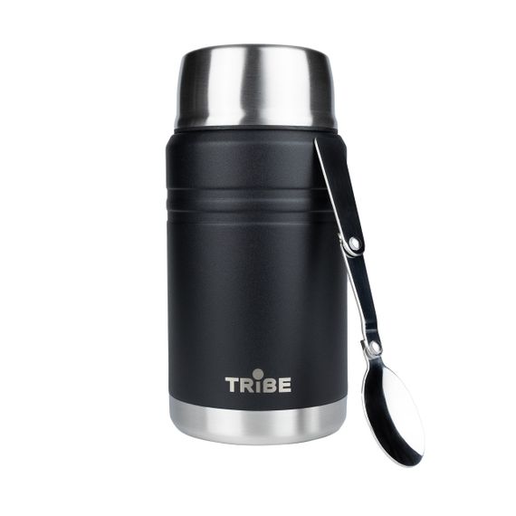 Термос харчовий Tribe Food Jar 0,7 л чорний, термос трайб для їжі, термос для супу | Зображення 2