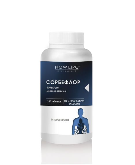 Сорбефлор таблетки 500мг. №180 Очищення кишечника при отруєннях.