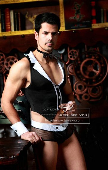 Чоловічий еротичний костюм офіціанта L/XL sexstyle