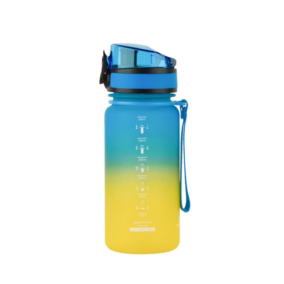 Пляшка для води UZSPACE 3034(Yellow-Blue) 350 мл, жовто-блакитна | Зображення 1