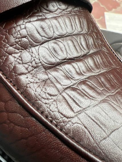 Чоловічі туфлі зі шкіри преміум-класу 40 розмір. | Зображення 4