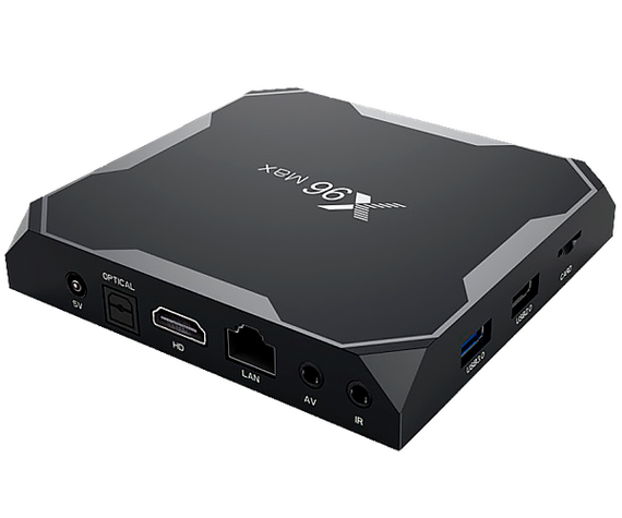 Стационарный медиаплеер (смарт ТВ приставка) Vontar X96 Max Plus 4GB/32GB черный (X96 Max Plus (4/32)_1799) | Зображення 4