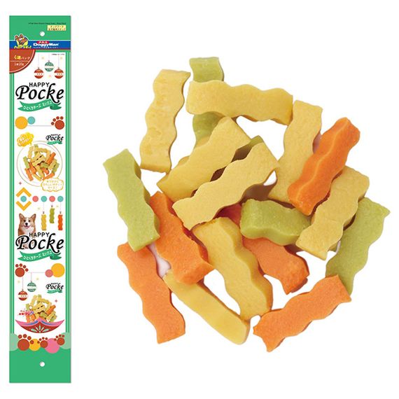 Ласощі для собак DoggyMan Wave Shaped Cheese Snack Mixed Flavor 80 гр
