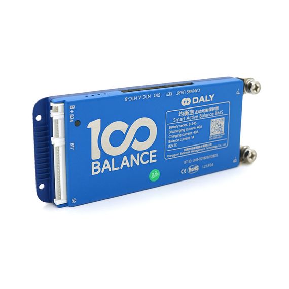 Universal BMS smart плата DaLy LiFePO4 8-24S 40A з Bluetooth + CAN + активний