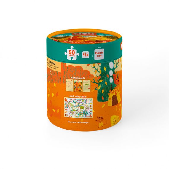 Дитячий розвиваючий пазл і гра Mon Puzzle "Обсерваційний. Як звірі пори року зустрічали" 200110 | Зображення 2