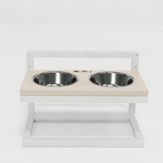 Миски на регулируемой подставке для маленьких собак Hollky Flex S (2 × 0.450 л) FS-422523-WHWH | Зображення 7