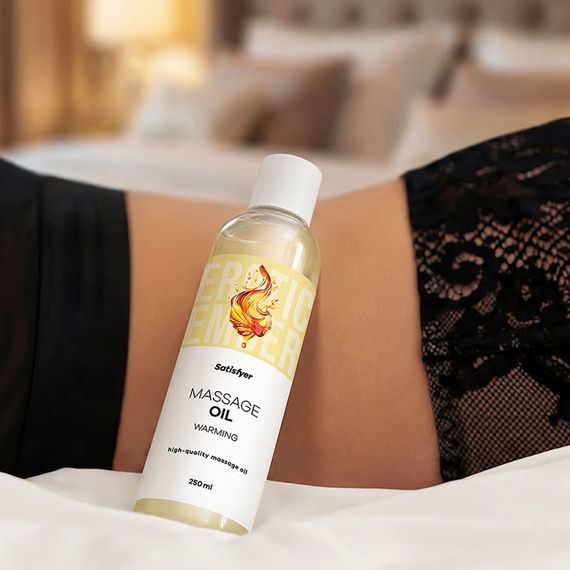 Масажна олія Satisfyer Massage Oil Warming 250 мл | Зображення 6