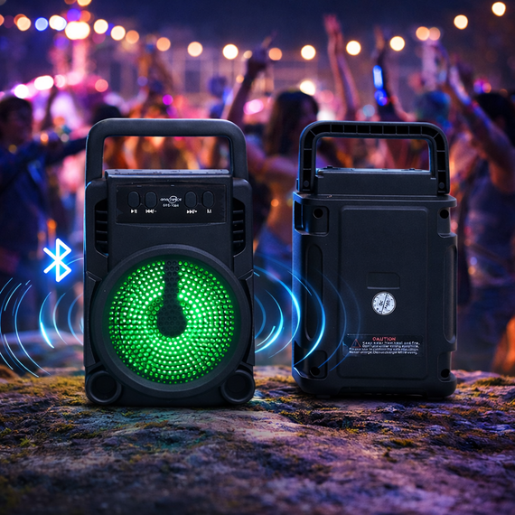 Бездротова портативна колонка GTS-1360 Dual 3" | Зображення 2