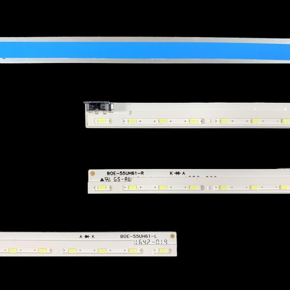 LED підсвітка LG TV 55" 63-LED 602mm BOE-55UH61-L BOE-55UH61-R LC550EUE-FJM4 LC550EUE-FJM1 2шт. | Зображення 1