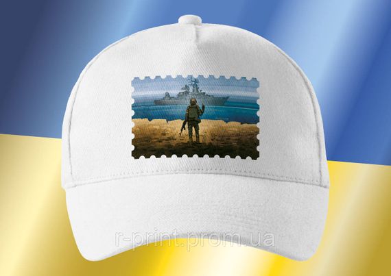 Кепка Унісекс з принтом Марка воєнний корабль (2427-062)
