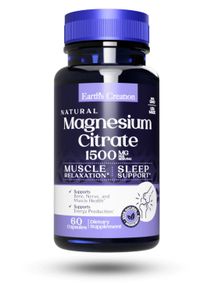 Цитрат магнію Earth's Creation Magnesium Citrate 60 капсул