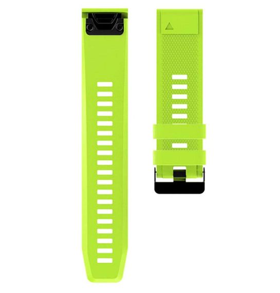 Силіконовий ремінець Primo для годинника Garmin Fenix 8 51mm / Fenix 7X / Fenix 7X Pro - Lime | Зображення 3