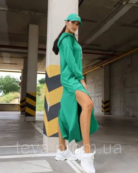 Плаття для жінок колір зелений розмір L FI_000931 | Зображення 1