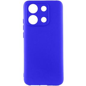 Чохол TPU GETMAN Liquid Silk Full Camera для Xiaomi Redmi Note 13 Pro 4G / Poco M6 Pro 4G / Note 14S Синій / Iris