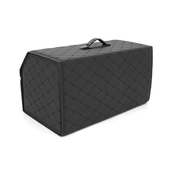 Складаний шкіряний автомобільний органайзер 540x320x300, Black | Зображення 3