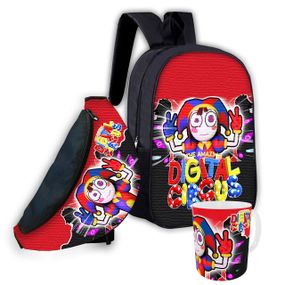 Набор детский цифровой цирк рюкзак 36х27см сумка-бананка,кружка с принтом для мальчика (01618)