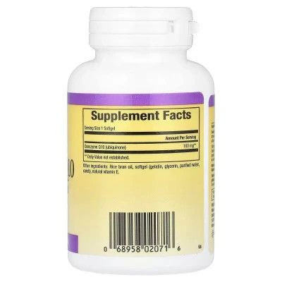 Антиоксидант Natural Factors Коэнзим Q10, 100 мг, Coenzyme Q10, 60 гелевых капсул (NFS-02071) | Зображення 1