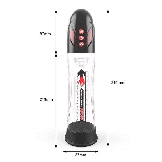 Автоматична гідропомпа 2в1 (вода/повітря) Water Bath, 2 режими, індикація рівня вакууму | Зображення 5