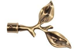 Наконечник на карниз 25 мм ЛИСТ ТРОЯНДИ