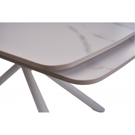 Стол раскладной Concepto PALERMO WHITE керамика 140-200 см | Зображення 5
