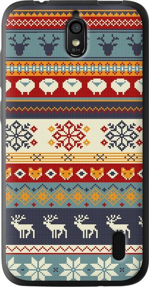 Чехол на Huawei Ascend Y625 Рождественский орнамент "3303u-161-17620"