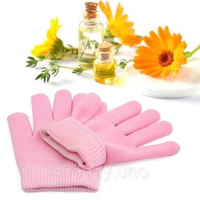 Косметичні зволожуючі SPA рукавички Spa Gel Gloves з маслом жожоба, екстрактом алое віра та вітаміном Е