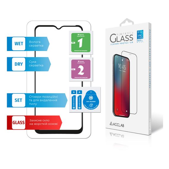 Скло захисне ACCLAB Full Glue Samsung M33 5G (1283126522567) | Зображення 6