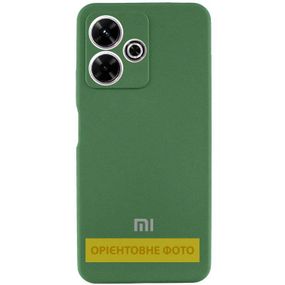 Чохол Silicone Cover Lakshmi Full Camera (AA) with logo для Xiaomi Redmi Note 12 Pro 4G Зелений / Dark green
