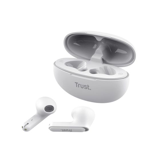 Навушники Trust TWS Yavi Earphones BT 5.3, ENC, SBC, Mic, Білий (25173_TRUST) | Зображення 3
