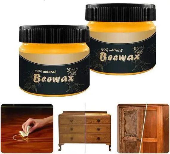 Поліроль для меблів Beewax 80 г/Воскова поліроль для меблів | Зображення 5