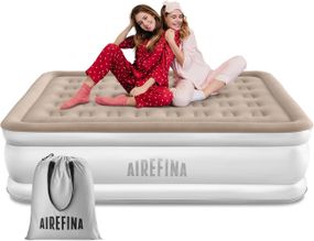 Самонадувная кровать со встроенным насосом надувной матрас для дома для двоих кемпинга 203×152×40 двуспальный